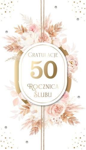 Karnet Rocznica Ślubu 50