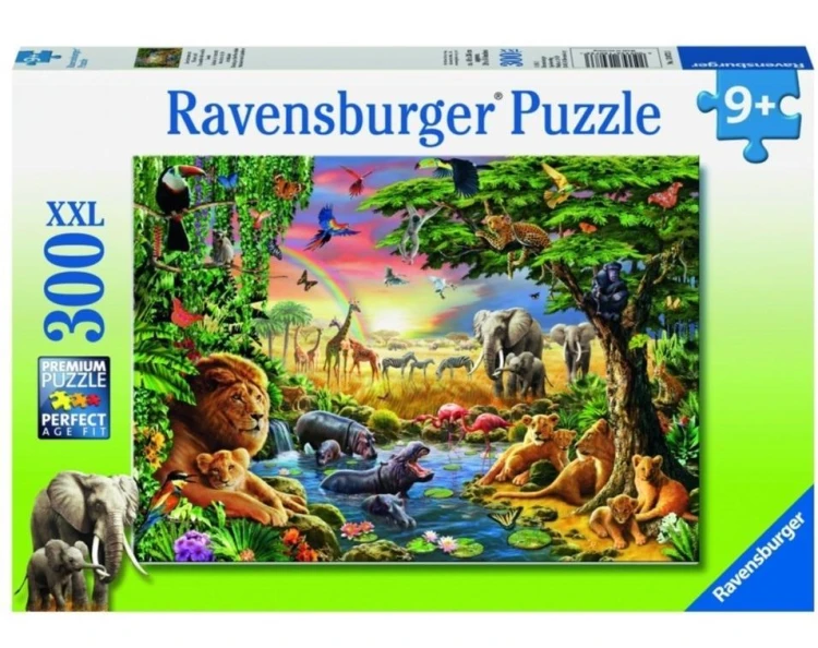 Puzzle 300 Afrykańskie zwierzaki XXL, Ravensburger
