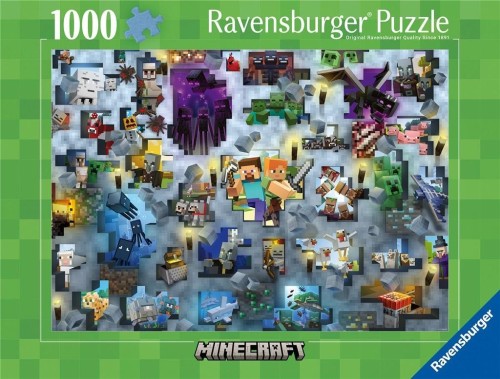 Puzzle 1000 Challenge. Minecraft, Ravensburger
