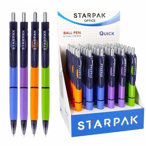 Długopis automatyczny Quick (36szt), STARPAK