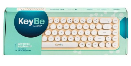Klawiatura bezprzewodowa Bean White