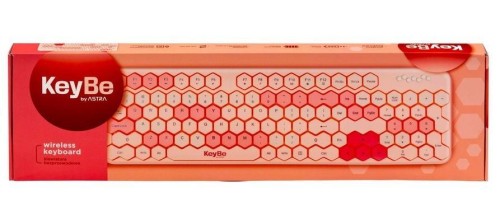 Klawiatura bezprzewodowa Honey Pink