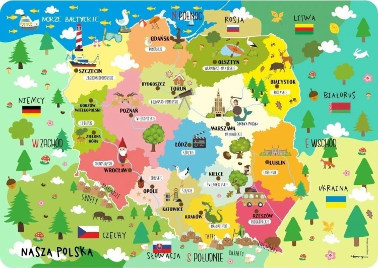 Podkładka na biurko - Polska, Henry