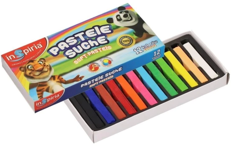 Pastele suche 12 kolorów, InSpiria
