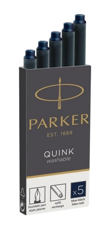 Naboje z atramentem Quinkgranatowe 5szt, Parker
