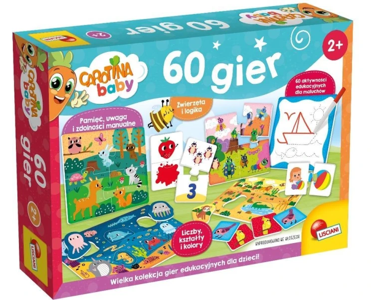 Carotina Baby - 60 gier, Lisciani