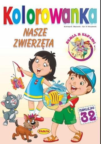 Kolorowanka Nasze zwierzęta, praca zbiorowa