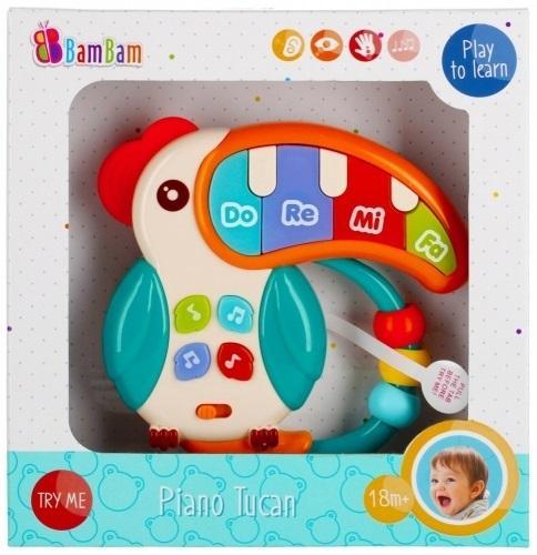 Pianinko tukan kolorowe, BAM BAM