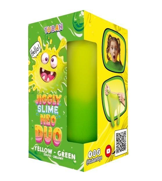 Jiggly Slime Neo Duo żółto-zielony, Tuban