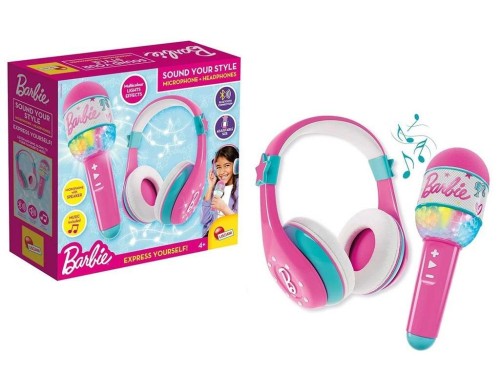 Barbie Słuchawki i mikrofon, Lisciani
