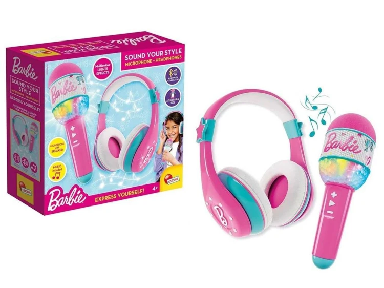 Barbie Słuchawki i mikrofon, Lisciani