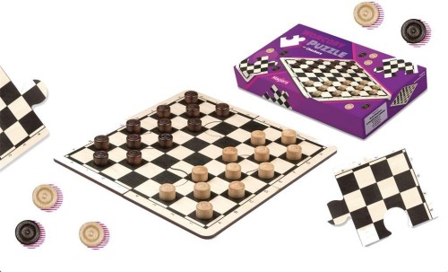 Warcaby puzzle 25cm, Rafał Magiera