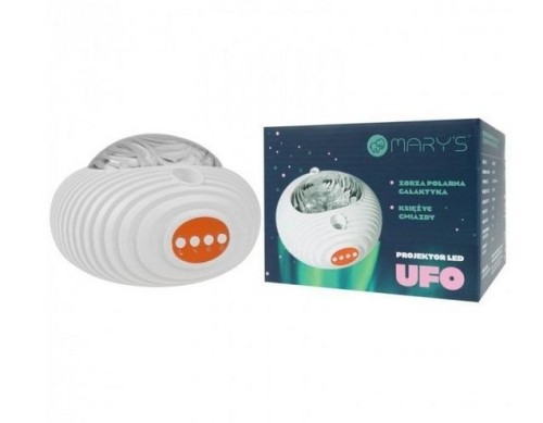 Projektor ufo galaktyka RGBW z pilotem, Mary's