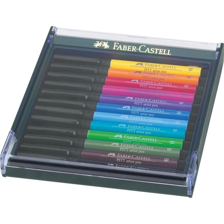 Pisaki Pitt Artist Pen 12szt FABER CASTELL