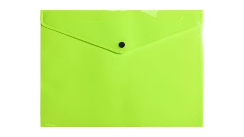Teczka koperta A4 PP neon żółta, Biurfol