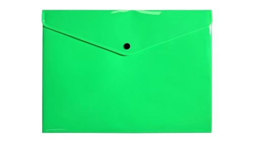 Teczka koperta A4 PP neon zielona, Biurfol