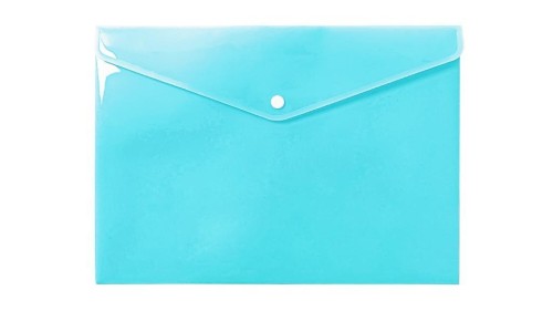 Teczka koperta A4 PP pastel niebieska, Biurfol