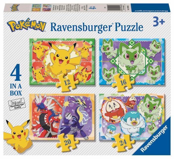 Puzzle 4w1 Pokemon, Ravensburger