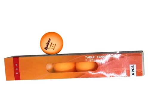 Piłki do ping ponga pomarańczowe 6szt, Madej
