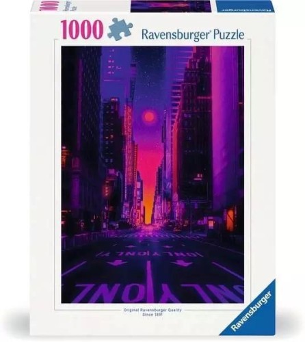 Puzzle 1000 Neony w Nowym Yorku, Ravensburger