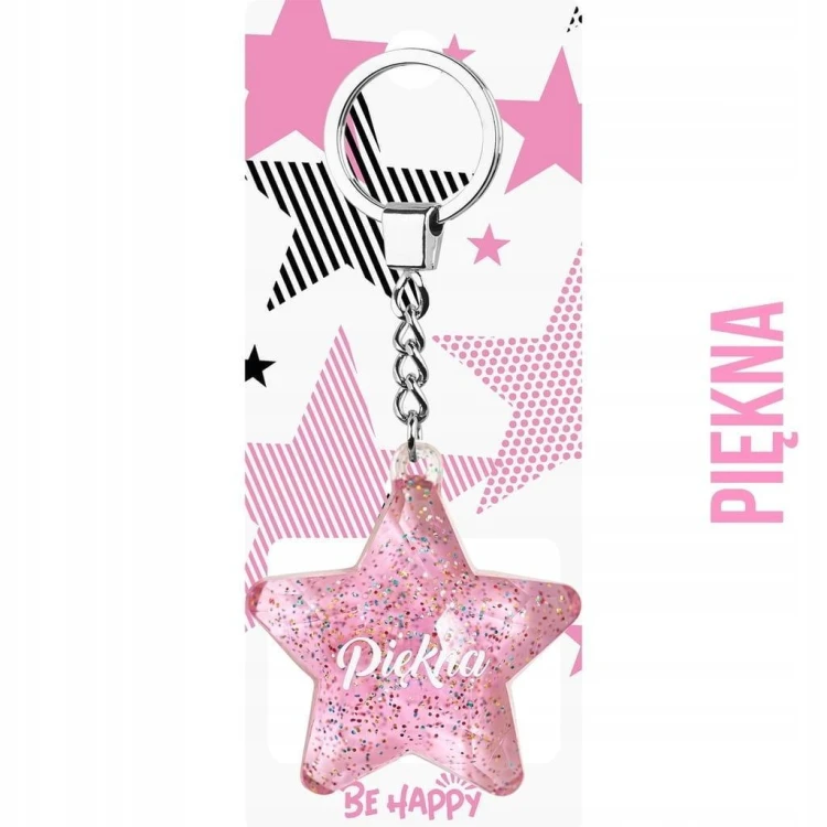 Brelok gwiazdka Piękna, Be-Happy Gifts