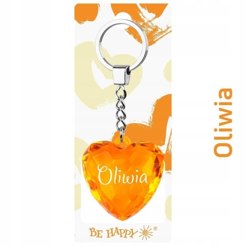 Brelok serce Oliwia, Be-Happy Gifts