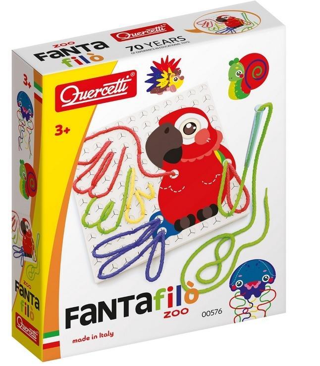 Uzupełnij kształty Fanta filo zoo, Quercetti