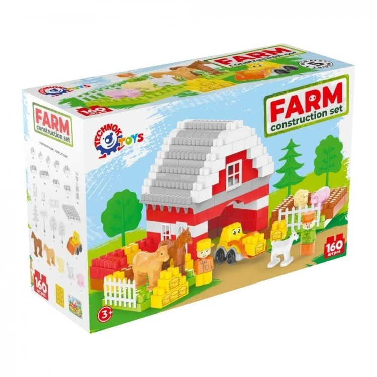 Zestaw konstruktor Farma 160el, Technok