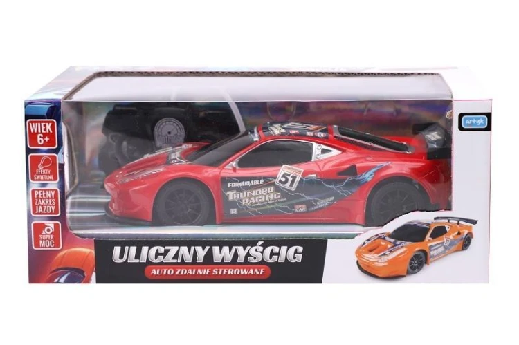 Auto R/C uliczny wyścig, Artyk
