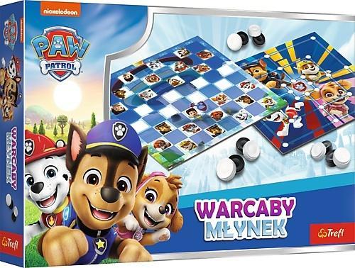Warcaby i Młynek Paw Patrol TREFL, Trefl