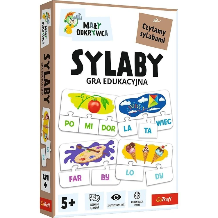 Mały odkrywca - Sylaby TREFL, Trefl