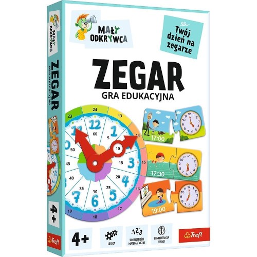 Mały odkrywca - Zegar TREFL, Trefl