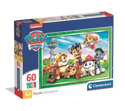 Puzzle 60 Super Kolor Psi Patrol, Clementoni