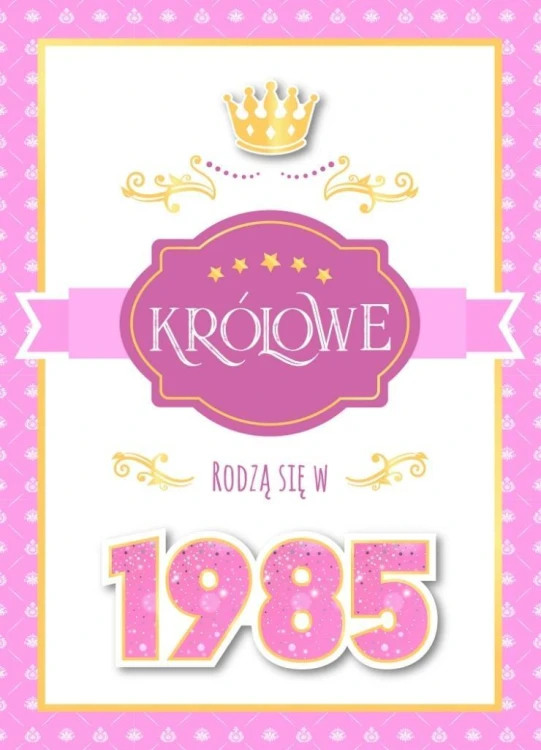 Karnet Urodziny 40