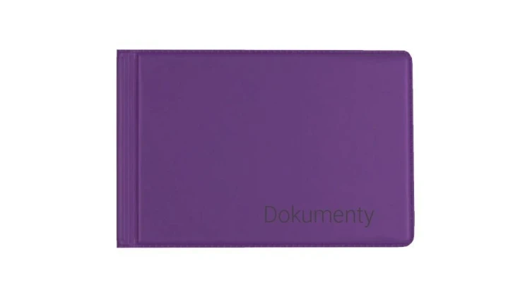Okładka na dokumenty małe violet, Biurfol