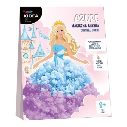 Księżniczka magiczna suknia Azure KIDEA, DERFORM