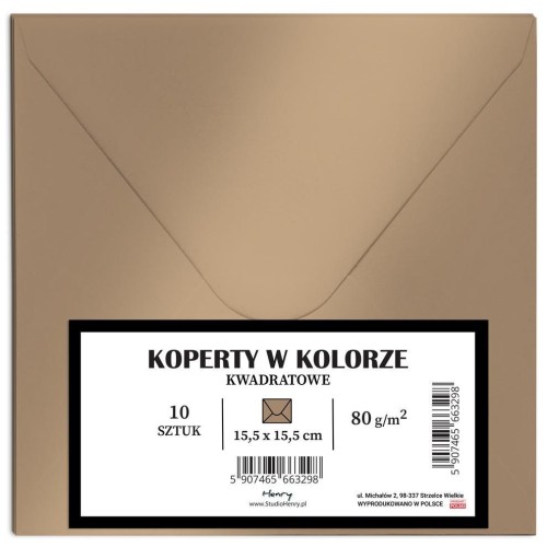 Koperty KW złote 10szt, Henry