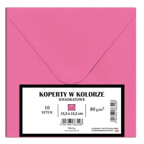 Koperty KW Barbi róż 10szt, Henry