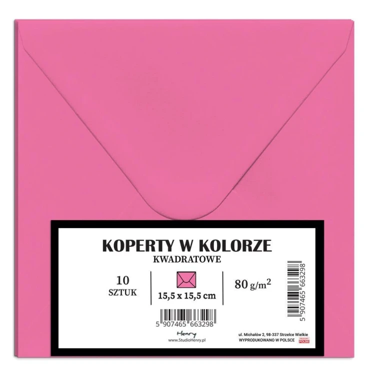 Koperty KW Barbi róż 10szt, Henry
