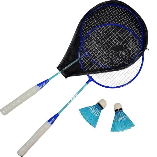 Zestaw do badmintona w pokrowcu navy blue, Enero