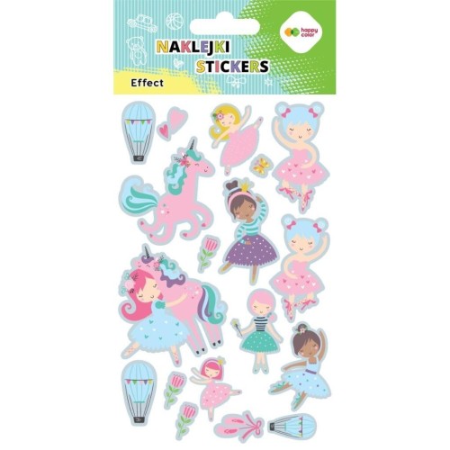 Naklejki Ballet 10x20cm HAPPY COLOR, GDD