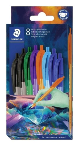 Długopis trójkątny Multiverse 8 kolorów, Staedtler