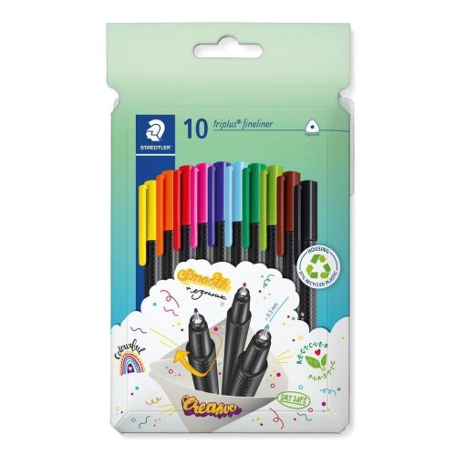 Cienkopis Triplus 10 kolorów 0,3mm, Staedtler