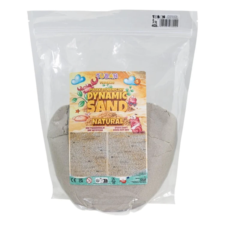 Piasek dynamiczny naturalny Doypack 5kg TUBAN