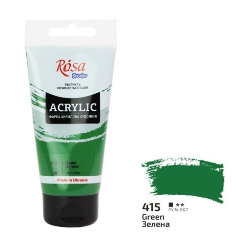 Farba akrylowa green 415 75ml, Rosa