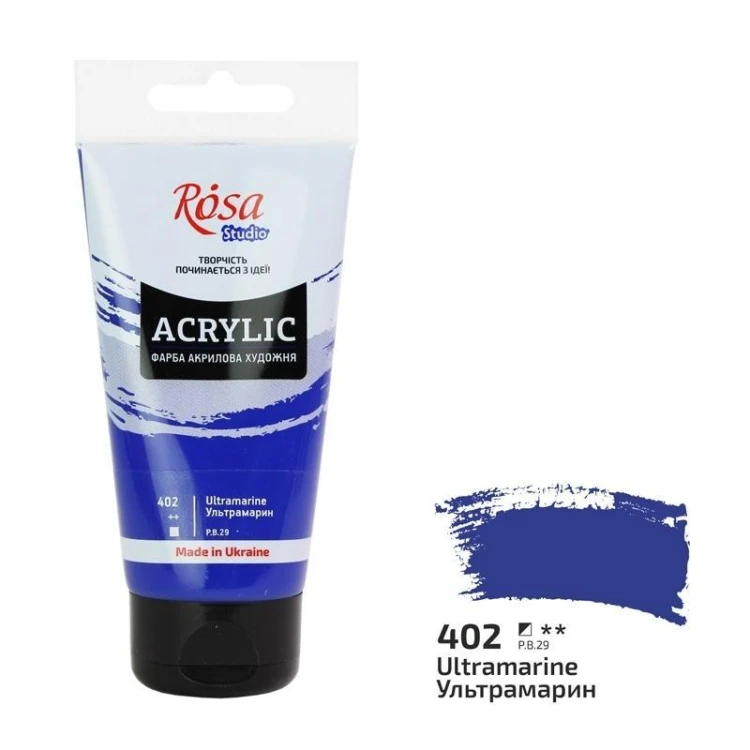 Farba akrylowa ultramarine 402 75ml, Rosa