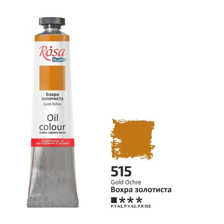 Farba olejna gold ochre 515 45ml, Rosa