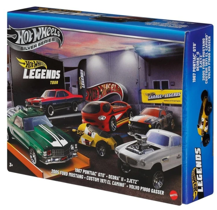 Hot Wheels Legends Samochody 1:64 6-pak, Mattel