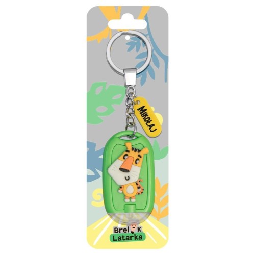 Brelok 3D z latarką - Mikołaj, Be-Happy Gifts