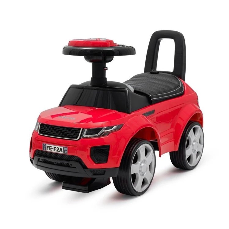 Jeździk SUV ekoskóra Prime czerwony, Baby Mix